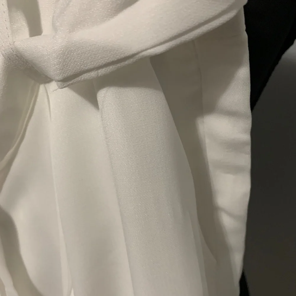 NWT White Wide Leg Pants - Picture 4 of 10